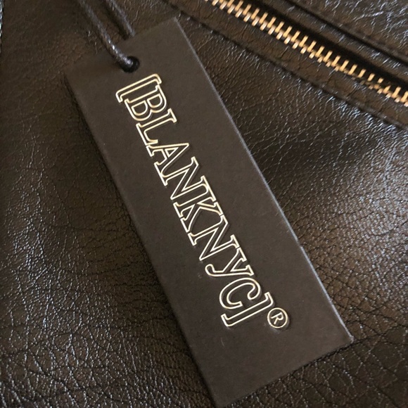 BLANKNYC Vegan Leather Front Zip Mini Skirt - Picture 5 of 6